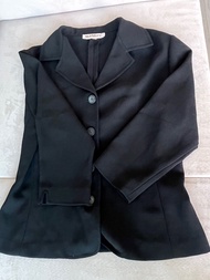 WANKO 黑色西裝外套 36 碼
