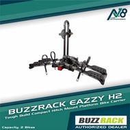 Buzzrack Bike Rack EAZZY H2 Compact Hitch Mount Platform 2 Bike Carrier Genuine