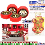 TAMIYA 95665 FULLY COWLED 30TH ANNIV. RED SLICK TIRES & GOLD COLOR PLATED WHEELS