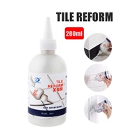 Original LKB Tile Reform Grouting Fix Waterproof Tiling Repair Kit/Cecair putih untuk baiki / isi ce