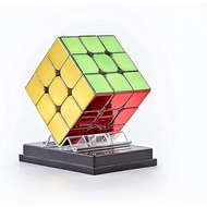 Cyclone Boys 3x3 Magnetic Speed Cube Stickerless Mirror Reflective Cube 3x3x3 Shiny Cube Puzzle (56m
