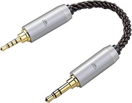 okcsc 3.5MM Male to 2.5MM Male Ultra Short Hifil Male to Male AUX Audio Cable OFC Pair Recording Cab