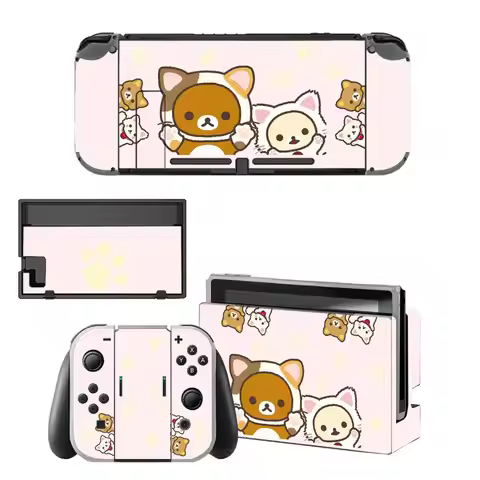 Rilakkuma Korilakkuma Nintendo Switch Skin Sticker NintendoSwitch stickers skins for Nintend Switch 