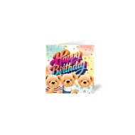 AEIOU Greeting Card - Gift Tag