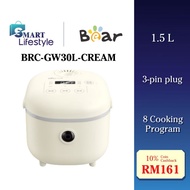 Bear 1.5L Smart Rice Cooker 8 Cooking Menu BRC-GW30L