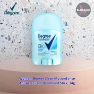 Degree - Women Shower Clean MotionSense Antiperspirant Deodorant Stick 14g โรลออนสติ๊ก ระงับกลิ่นกาย
