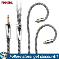 FAAEAL สายทดแทนชุดหูฟังเอวหุ่นดีขนาดเล็กสำหรับ SE215 SE425 SE315คอนเนคเตอร์ MMCX SE535 SE846 XBA-A3