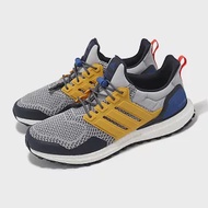 adidas 慢跑鞋 Ultraboost 1.0 ATR 男鞋 灰 黃 Boost 緩衝 襪套 運動鞋 愛迪達 ID9638