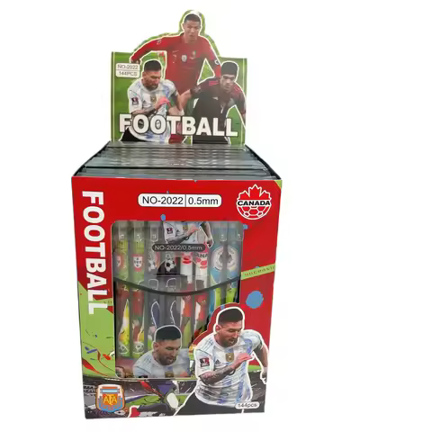 6/12/18/36 Pcs Red Soccer Pens Sports fans Ballpoint Pens Soccer Enthusiast Gift Pens Gifts for Foot