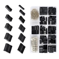 620Pcs Dupont Connector 2.54mm, Dupont Cable Jumper Wire Pin Header Housing Kit, Male Crimp Pins+Fem