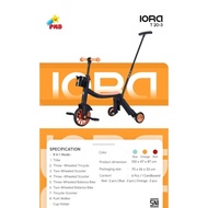 BALANCE BIKE SEPEDA RODA 3 ANAK EXOTIC ET 5511 3 IN 1 PUSH BIKE / 2103 //  T20-7 // at 7906 // 709 /