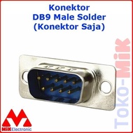 DB9 MALE SOLDER 9 PIN CONNECTOR (Connector Only)