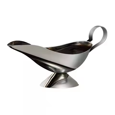 Sauce Dripless Lip Salt Spice Gravy Boat Hotel Kitchen Restaurant steak Sauce Lip Stainless Steel Sa