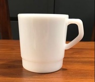 New white color plastic mug cup not fire king 白色膠水杯 咖啡抔 茶杯