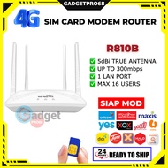 NEW & IMPROVED 4G LTE Modem R810B CPE C300 PRO Unlimited Internet 4 Antenna (UNLOCKED TO ALL SIM) Wi