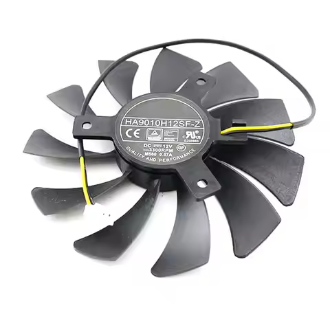 HA9010H12F-Z 85MM 0.57A 2Pin GTX1050 GPU Cooler Fan For MSI Geforce GTX 1050 2G GTX 1050Ti Graphics 