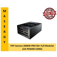 FSP Cannon 2000W PRO 92+ Full Modular (UK POWER CORD)