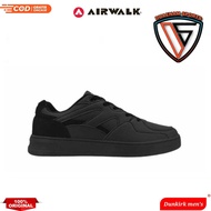 AIRWALK DUNKIRK SNEAKERS SKATE SHOES-MONO BLACK