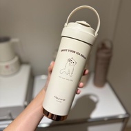 安妞貓咪手提保溫杯 750ml 304不鏽鋼陶瓷內膽