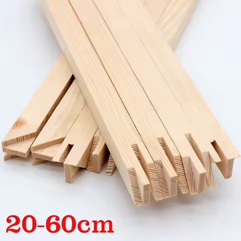 2pcs 20-55cm DIY Canvas Wood Frame Strip Stretcher Bars For Painting By Numbers Unfinished Removable