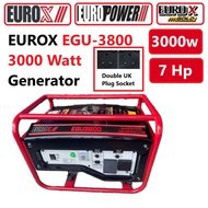 EUROX 2000w 2.0KW 3000W 3.0KW Portable Petrol Generator EGU2500 EGU3800