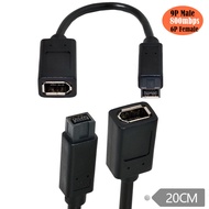 1394 Firewire Firewire Digital Camera Adapter Cable IEEE 1394 6P Female 1394b 9P Male Data Cable