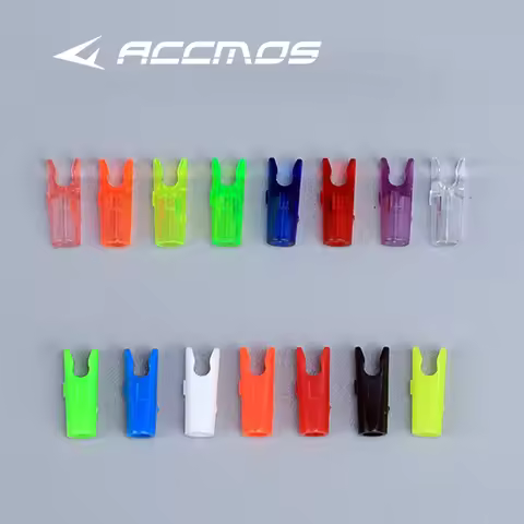 50pcs Pin Nocks Asymmetry Size L Plastic Arrow Nock Replaceable Parts Archery Accessories Replacemen