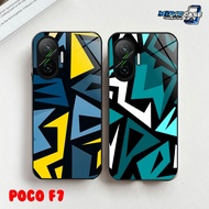 MV874 Softcase Glass poco F7 - Casing hp poco LatestF7 - Silicone Case poco ProtectiveF7 hp