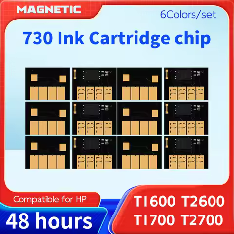 New Upgrade HP730 Chip For HP 730 Ink Cartridge 300ML For HP DesignJet T1600 T1600dr T1700 T1700dr T