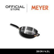 MEYER Accent Stainless Steel กระทะผัด มีหูจับ 4.3 ลิตร/28 ซม. Saute (70616-T)