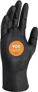 KLEENGUARD Unisex Kraken Grip Fully Textured Black Nitrile GlovesNitrile Gloves