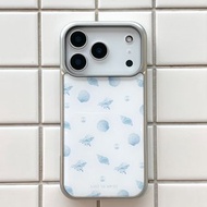 藍色貝殼 環氧 MagSafe 手機殼