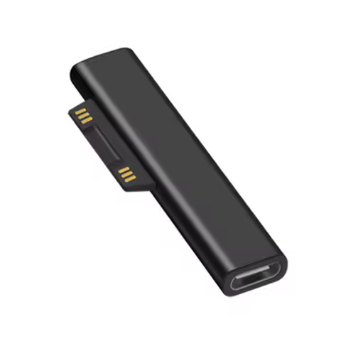 Charging Power Adapter Type C Power Adapter USB C Type Female PD Converter Connector for Surface Pro