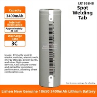 New Lishen 18650HB Lithium Battery 3.7V 3400mah Flat Head Powerful Rechargeable Hand-Pulled Cart Lem