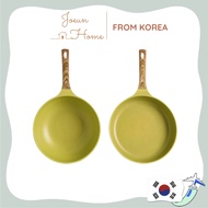 [Four Seasons Korea] Olive Green 20 - 26 - 28 - 30cm IH Induction Heating Frying Pan / Wok