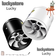LUCKY Exhaust Fan, Super Suction 4'' 6'' Mute Exhaust Fan, Multifunctional Air Ventilation Pipe Toilet Black White Ceiling Booster Household Kitchen