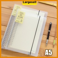 A5 Refillable Notebook Binder Shell 20 Hole Metal Ring Detachable Loose Leaf Notepads Binder Cover