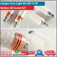E27 12W 60 LED Cool White LED Light Bulb