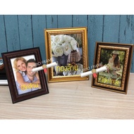 Photo Frame Size 4x6" 5x7" 6x8" A5 (Half A4 = 14.8x21 cm Or 5.8x8.25 Inches) + Clear Glass Wall Hang