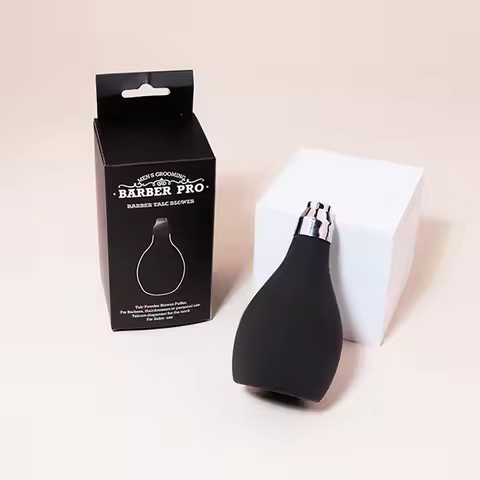 Silicone powder spray bottle, refillable talcum powder hair dryer, convenient hair salon hair powder