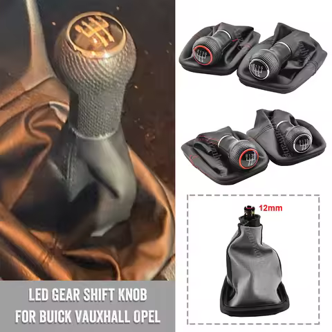 5/6 Speed black Frame Gear Shift Knob Lever Gaiter Boot For Volkswagen VW Golf 2 3 4 Cabrio Polo 6N1
