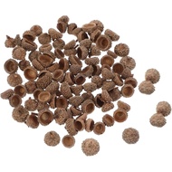 Veemoon 50Pcs Natural Dried Acorn Cap Craft DIY, Natural Acorn Shell Christmas Tree Art Dried Flower