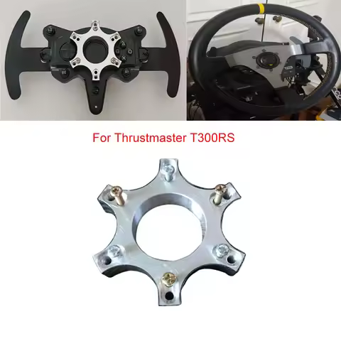 For Thrustmaster T300RS Steering Wheel Aluminum alloy Adapter Plate Ring Spacers 70mm/2.75" parts up
