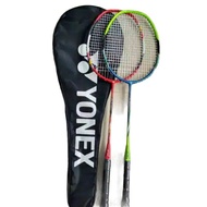 COD Raket Badminton YONEX Sepasang raket bulutangkis raket beli 1 gratis 1+Tas+2grip