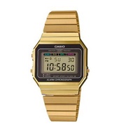 Casio Original Unisex  Gold Stainless Steel Strap A700WG-9A  [100% Original Casio]
