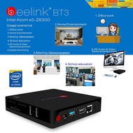 NEW Original Beelink BT3 Windows 10 TV Box Intel Atom x5-Z8300 4K 3D 2G/32G Mini PC XBMC 1000M LAN 2.4G/5.0G Wifi Miracast Airplay DLNA Bluetooth 4.0 USB 3.0 HD Media Player