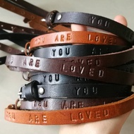 Name4gift_leather Wristband Engraved Name First