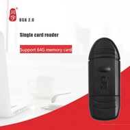 【CW】 Kawau USB 2.0 C299 Card Reader memory card SD MMC Single card slot Support up to 64GB Single card reader for computer