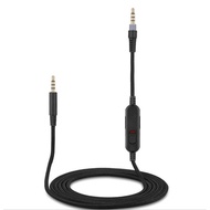Replacement Audio Aux Cable Cord Wire For HyperX Cloud Alpha Gaming headsets with Inline Mute Volume Control (No Inline Mic)