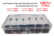VBNHY Fastener Clip Mixed Car Body Push Retainer Pin Rivet Bumper Door for Hyundai Creta Equus IONIQ